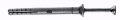 Spikerplugg 6 x 60 mm -  100 stk.